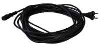 Netzkabel für Sprintus Floory, Maximus, T11, 2x1,0 mm, gerader Kaltgerätestecker, 10 m, schwarz