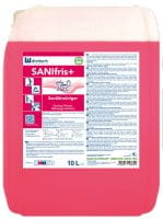 Dreiturm Sanifris+, Sanitär-Unterhaltsreiniger auf Fruchtsäurebasis, 10 Liter