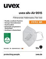Atemschutzmaske Uvex silv-Air 9517, FFP2 mit Ohrbänder