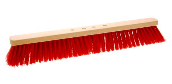Saalbesen, Elaston, rot, 60 cm, 4-Loch