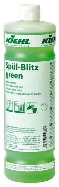 Kiehl Spül-Blitz green, Handspülmittel mit Glanztrockner 6x1 Liter