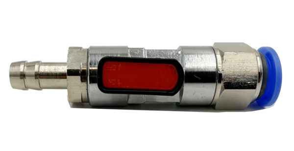 Numatic Kugelventil mit Schlauchtüllen und Steckverbindung 12 mm