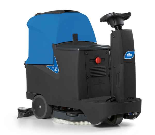 Nilco Aufsitzscheuersaugmaschine RS600 schwarz/blau