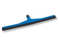 Wasserschieber 75 cm, blau mit blauer Stiel-Verschraubung, schwarze Moos-Gummilippe