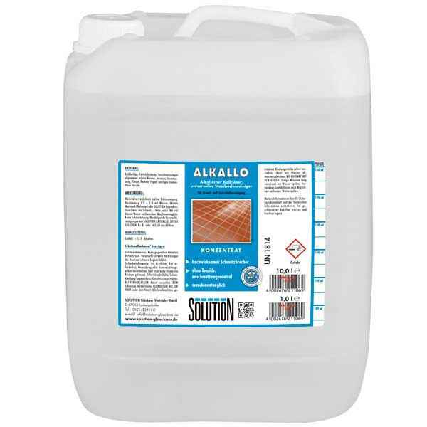 Solution Alkallo, alkalischer tensidfreier Reiniger, 10 Liter Kanister