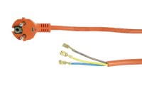 Netzkabel für Einscheibenmaschinen, 3 x 1,5 mm, 15 m orange