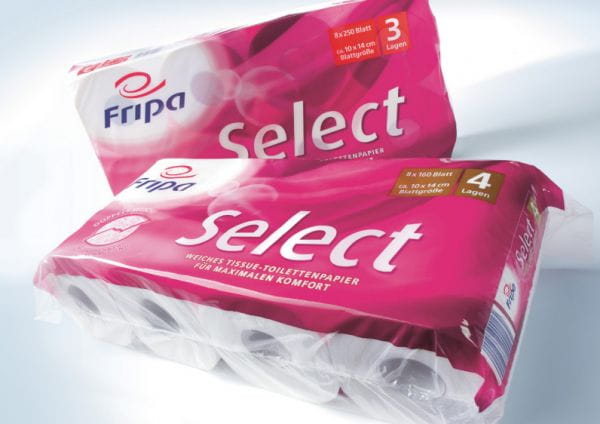 Fripa Select Toilettenpapier 3-lagig, 100 % Zellstoff