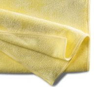Microfasertuch Stretch gelb, 40x40 cm