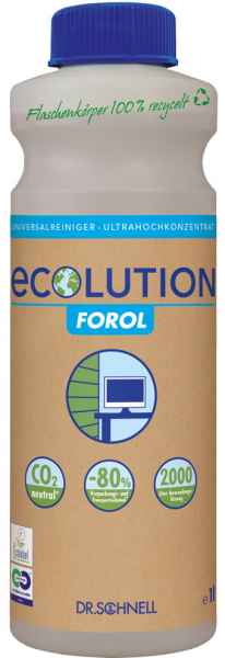 Dr. Schnell ECOLUTION FOROL ULTRAHOCHKONZENTRAT Universalreiniger 4x1 Liter
