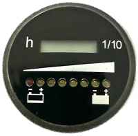 Numatic Batterie Entladeanzeige und Stundenzähler 24 V