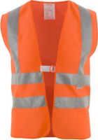 Warnschutzweste Textil, orange, EN ISO 20471