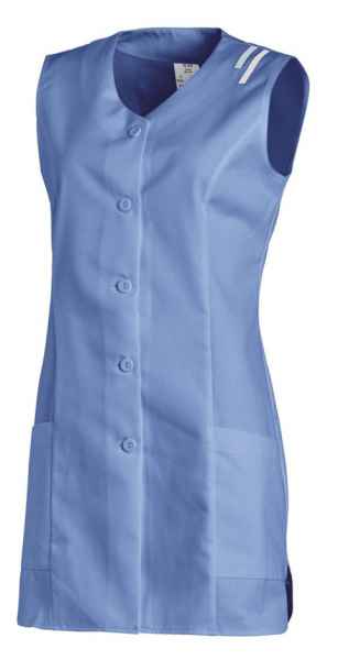 Leiber Damenkasak, caribicblau, ohne Arm, mit 2 Seitentaschen, Gr. 36-54