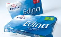 Fripa Toilettenpapier Edina 3-lg. 100 % Zellstoff, hochweiß, VPE 72 Rollen