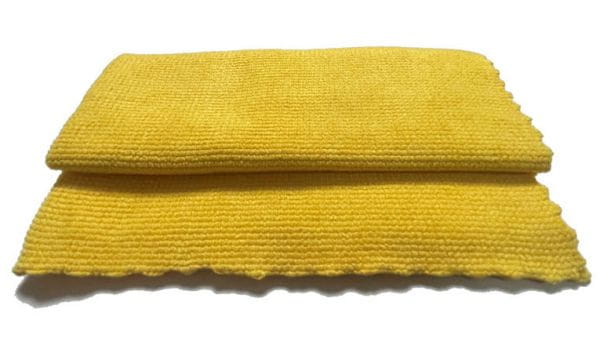 Microfasertuch gelb, 39 x 39 cm