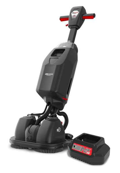 Numatic Kompakt-Scheuersaugmaschine NCC440NX inkl. TenTec-Bürsten rot und Ladegerät