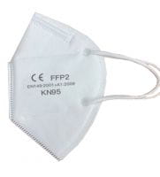 Atemschutzmaske, FFP2 weiss, partikelfiltrierende 4-lagige Halbmaske, ohne Ventil