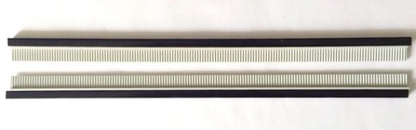 Wassersauglippensatz mit Plastikleiste 2x390/23 mm