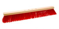Saalbesen, Elaston, rot, 60 cm, 4-Loch