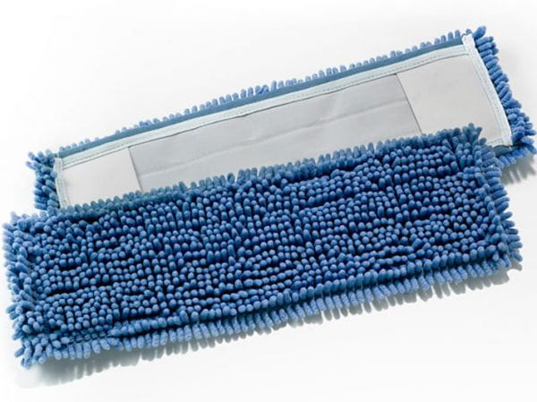 Microfasermop Chenile, blau, 40 cm, VPE 50 Stück