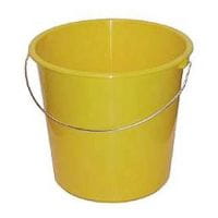 Kunststoffeimer rund gelb, 10 Liter
