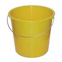 Kunststoffeimer rund gelb, 10 Liter