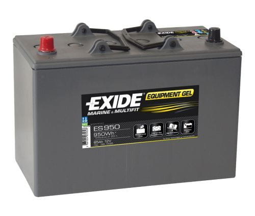 Gel-Batterieblock Exide ES 950, 12V 70 Ah