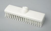 Hygiene-Schrubber 225x60 mm, PBT 0,5, weiß, Außengewinde