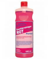 Dreiturm Sanitärreiniger Rot, Sanitärgrundreiniger hochviskos, RK-gelistet, 1 Liter