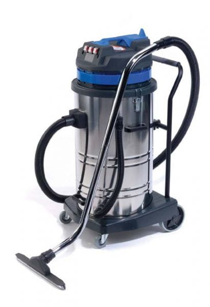 Industriesauger CT 70-3-STBL, 70 L, 230 V / 3 x 1000 W, Edelstahltank, blau