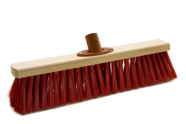 Saalbesen, Elaston rot, 40 cm, mit Quick-fest-Halter