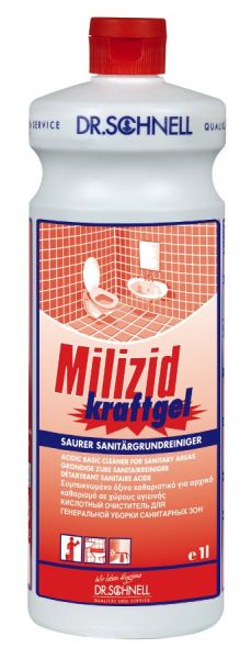 Dr. Schnell Milizid Kraftgel, Sanitärgrundreiniger, 1 Liter