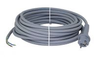 Netzkabel für Nass- und Trockensauger, 3 x 1,0 mm, 15 m grau